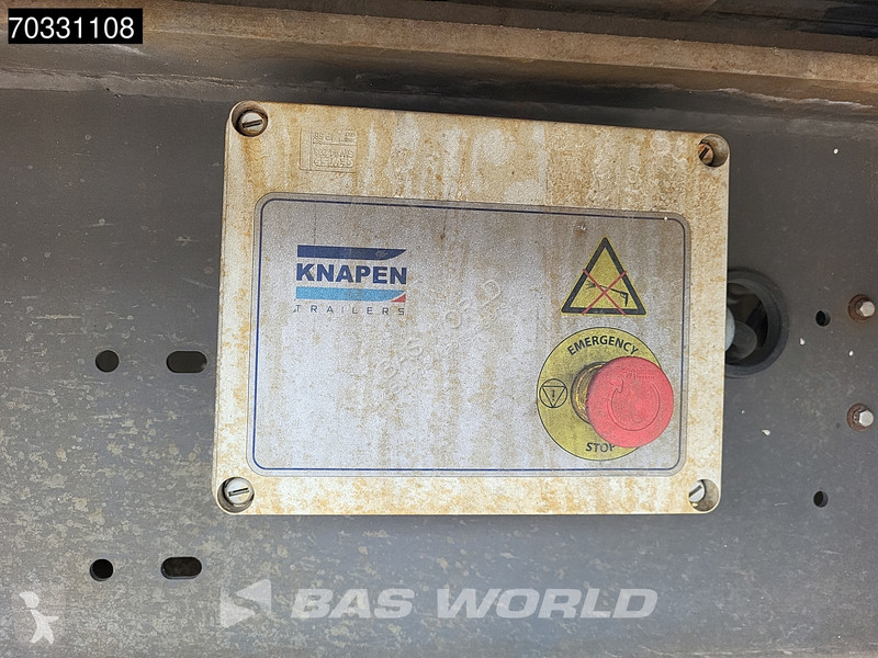 نصف مقطورة Knapen K600 Side Doors 10MM Lift Axle