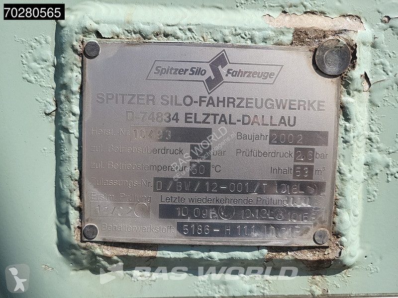 نصف مقطورة Spitzer SK2753CALGGVS 3 axles ADR...