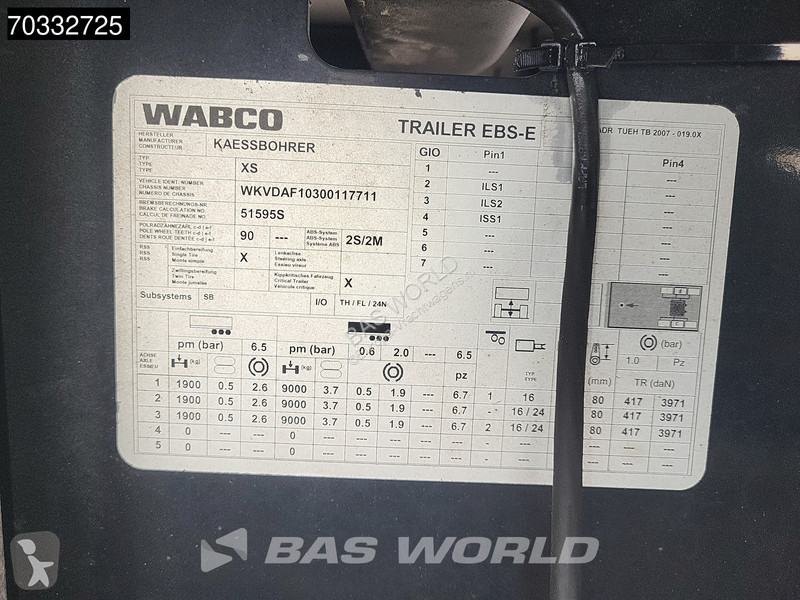 Návěs Kässbohrer XS Tailgate BPW
