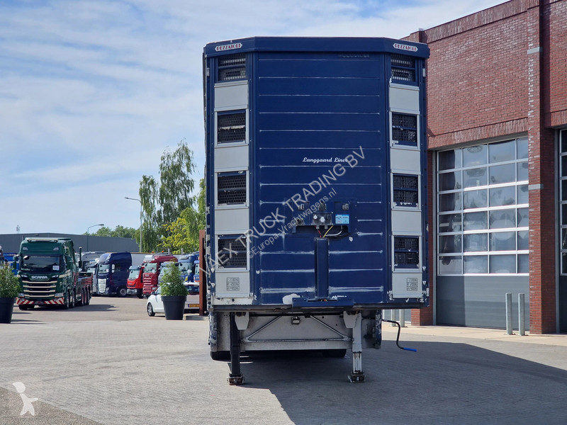 Semirremolque Pezzaioli 3/4 deck livestock -...