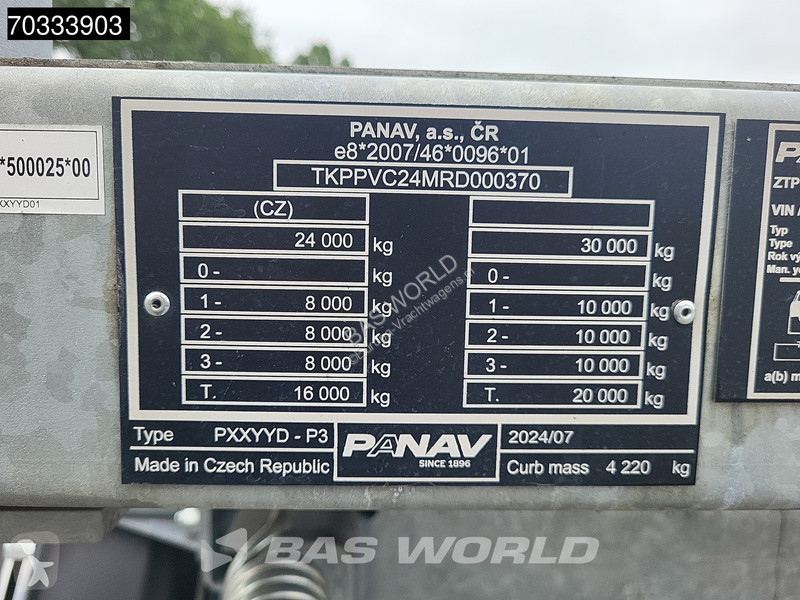 Semirremolque Panav PXXYYD-P3 Container 20ft