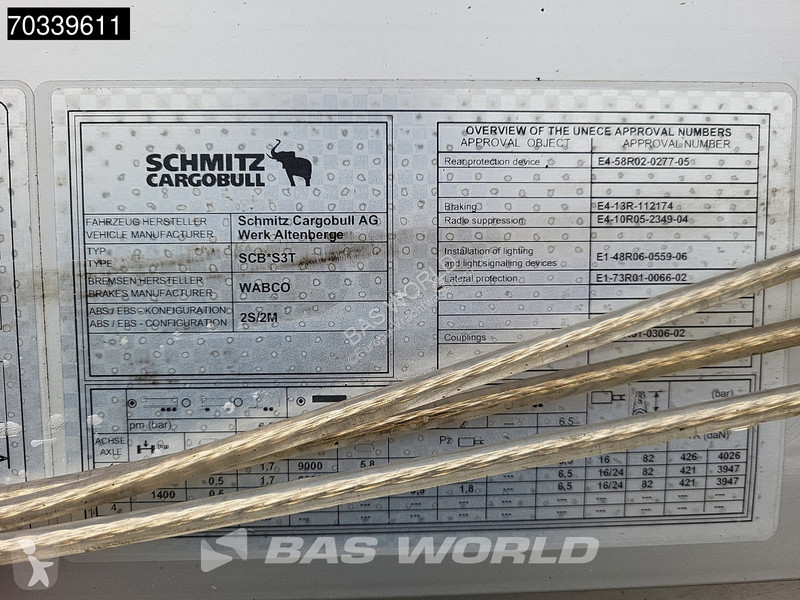 Semirremolque Schmitz Cargobull SCB*S3T 3 axles...