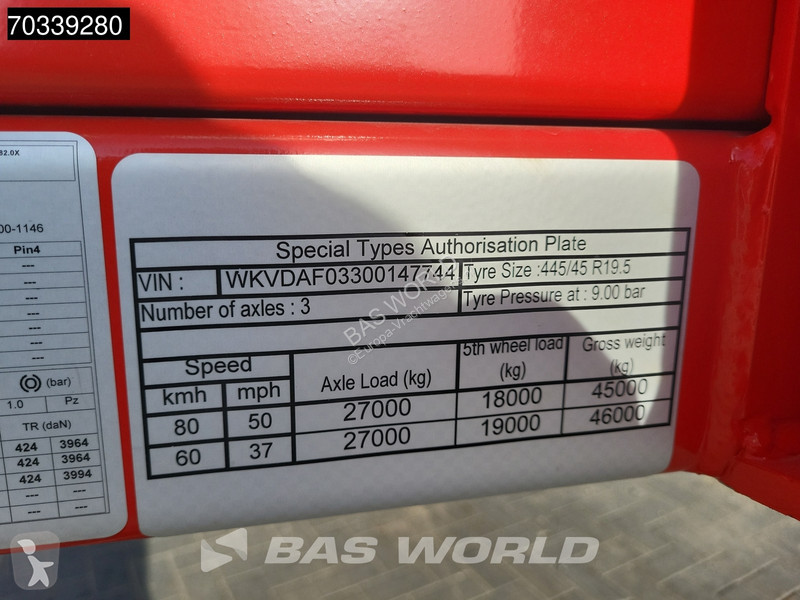 Kässbohrer LB3E 3 axles Extendable Lift +...