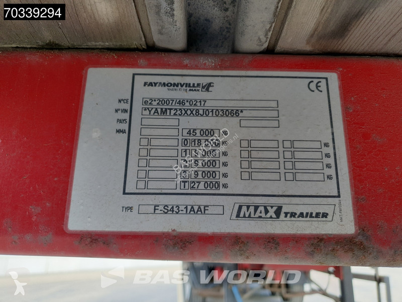 Faymonville F-S43-1AAF 3 axles Extendable Lift...