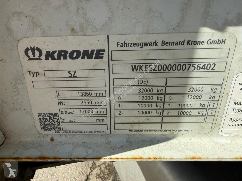Krone   2Achs MEGA 4xverfügbar Hubdach...