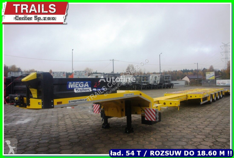 Semirimorchio Mega 4 axle low floor 18.600 m....