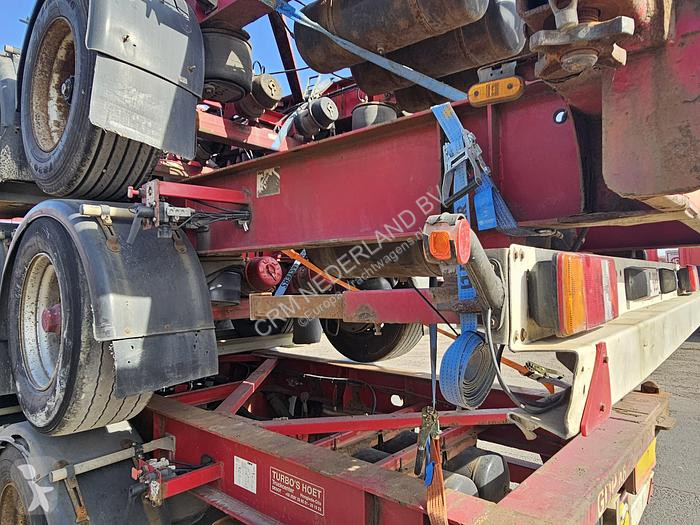 Sættevogn  40/45 ft container chassis bpw drum...