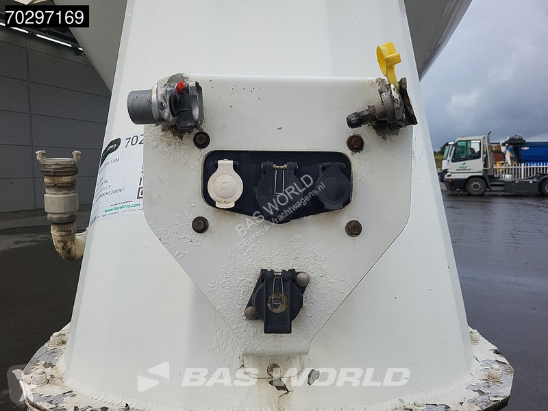 Semi remorque  SVM 39000L Liftachse Cement