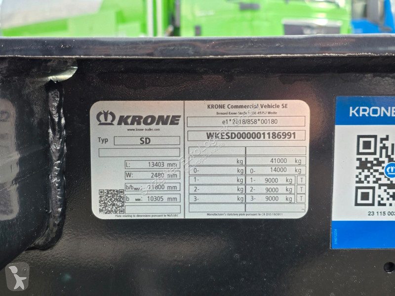 نصف مقطورة Krone / Liftachse