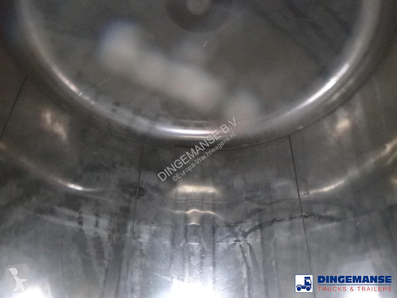 نصف مقطورة Van Hool Food tank inox 62 m3 / 3 comp