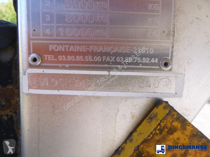 Félpótkocsi Magyar Chemical tank inox L4BH 33.3...