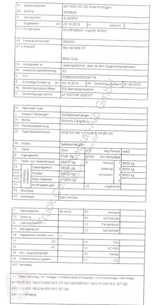 نصف مقطورة Schmitz Cargobull   3 Achs Mega...