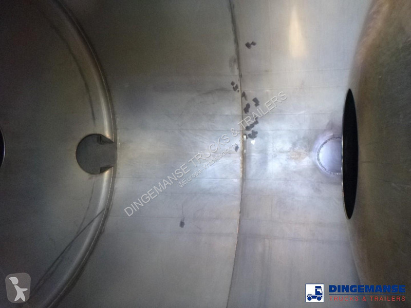 Félpótkocsi  Chemical tank inox 37.5 m3 / 1...
