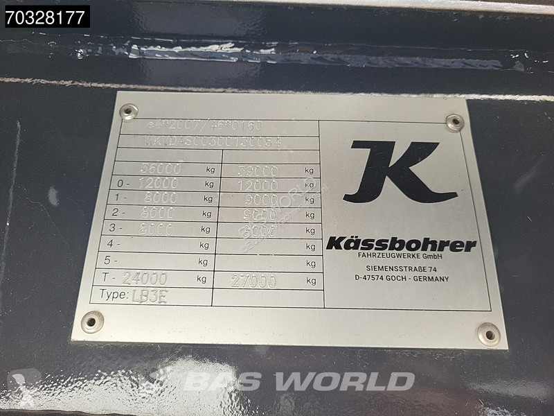 نصف مقطورة Kässbohrer LB3E 3 axles NEW Lift...