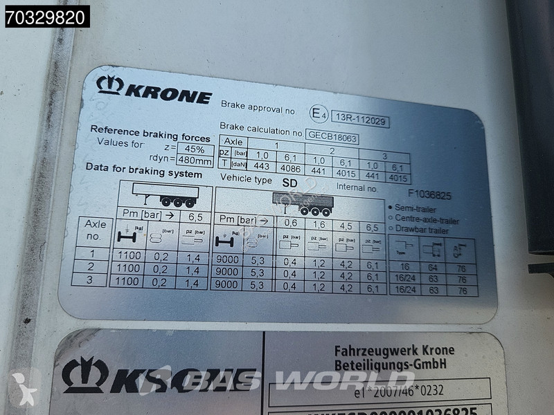 نصف مقطورة Krone FRC 06/28 Doppelstock...