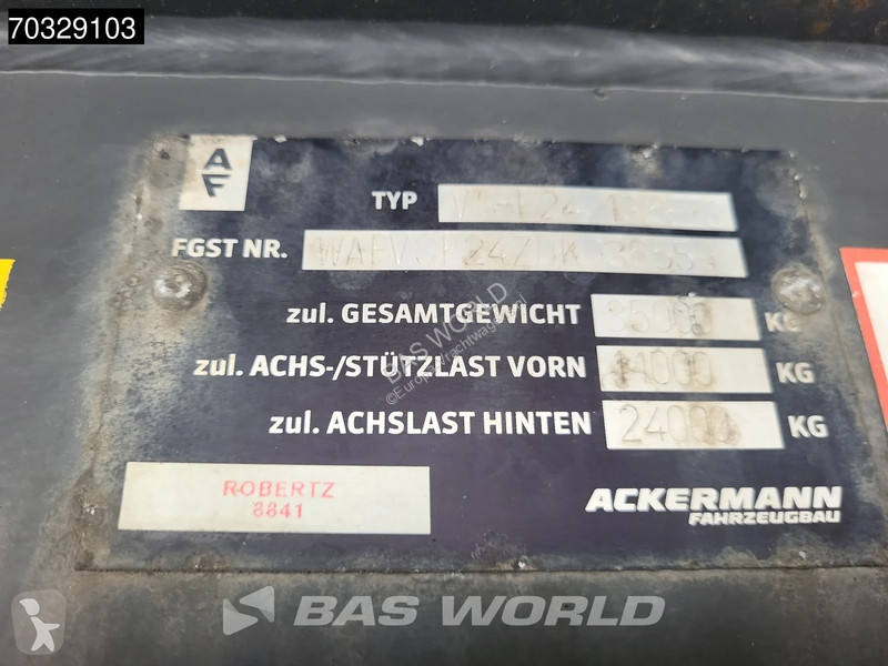 نصف مقطورة Ackermann VS-F24/13.6EZG 3 axles...