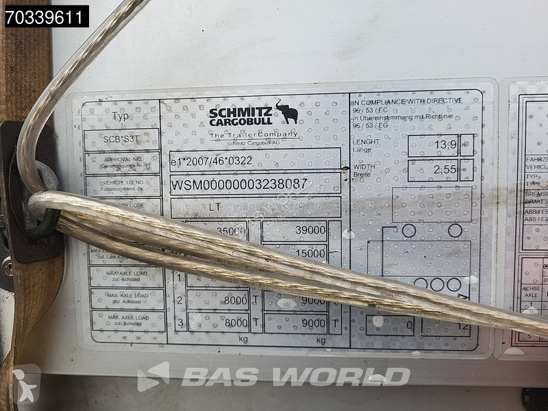 Semirremolque Schmitz Cargobull SCB*S3T 3 axles...