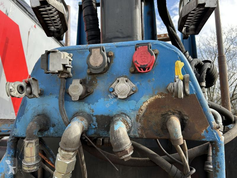 Semitrailer Diebolt  grue avec grappin rotatif