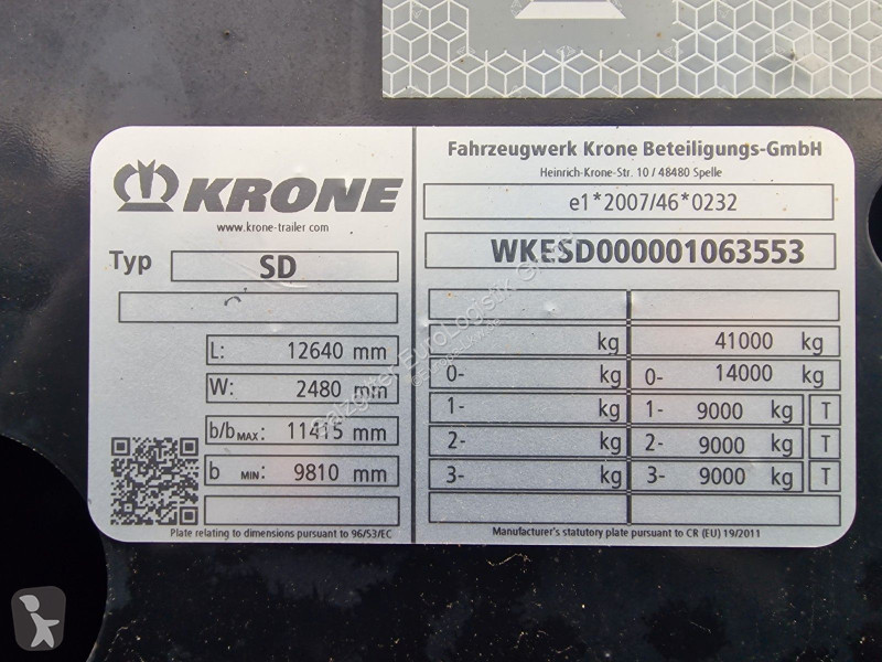 نصف مقطورة Krone / Lift / Multi / Teleskop /...