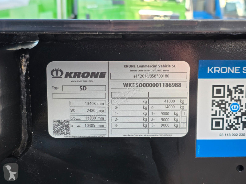 نصف مقطورة Krone / Liftachse / Teleskop /...
