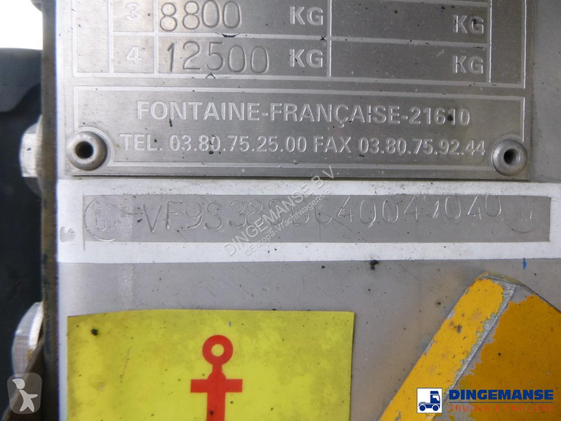 Návěs Magyar Chemical tank inox L4BH 37.5 m3 /...