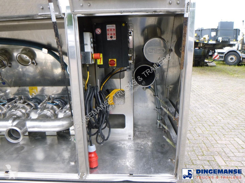 نصف مقطورة Van Hool Food tank inox 36 m3 / 4...