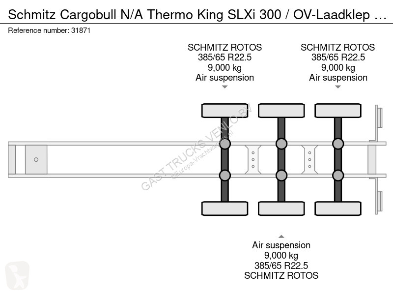 نصف مقطورة Schmitz Cargobull N/A Thermo King...