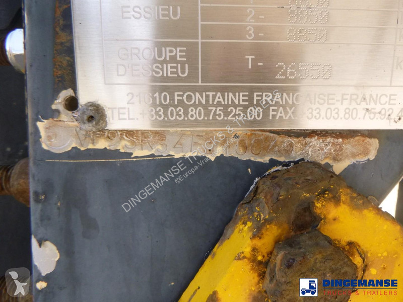 نصف مقطورة Magyar Chemical tank inox 33 m3 / 1...