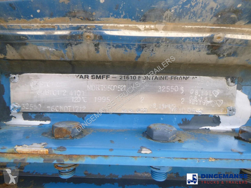 نصف مقطورة Magyar Chemical tank inox L4BH 32.5...