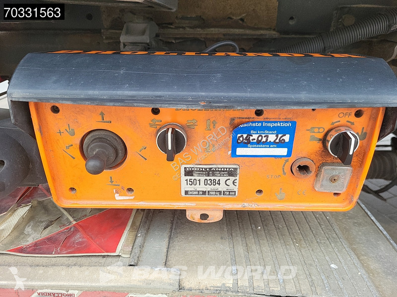 نصف مقطورة Krone Tailgate Lift Axle 250x270cm