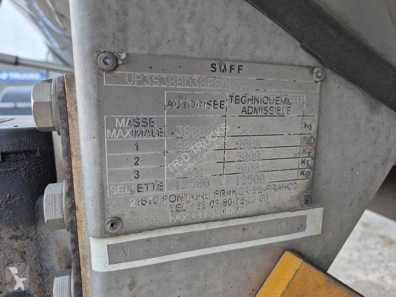 نصف مقطورة Magyar 30500L INSULATED INOX TANK -...