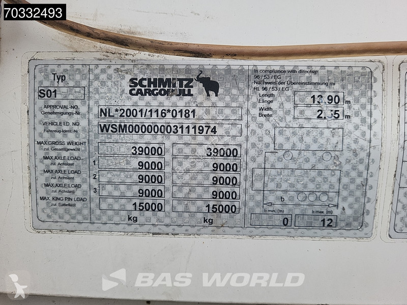 نصف مقطورة Schmitz Cargobull APK 12/26 Lift...