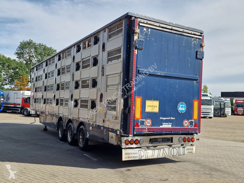Semirremolque Pezzaioli 3/4 deck livestock -...
