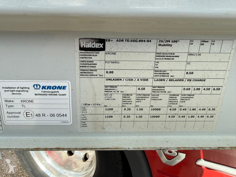 Oplegger Krone   2Achs MEGA 4xverfügbar Hubdach...