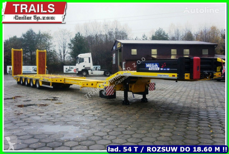 Semirimorchio Mega 4 axle low floor 18.600 m....