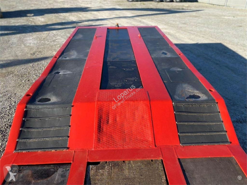 Semirimorchio  Gooseneck lowbed , axle lift