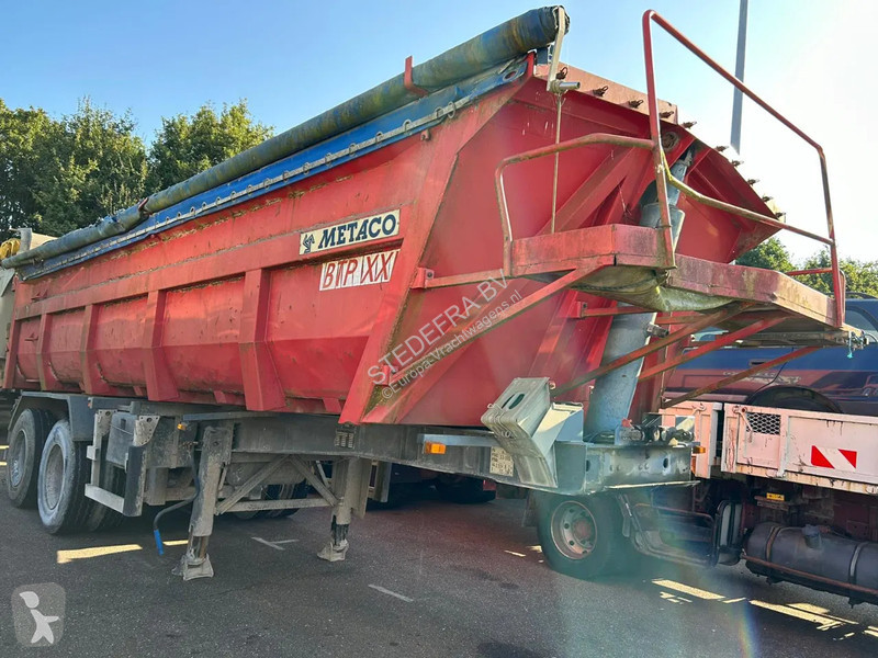 Semiremorca Metaco 2 Axle Steel Tipper, 8 Tyres