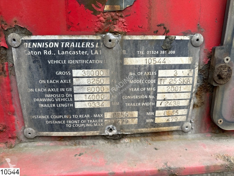 Semiremorca Dennison Chassis Twistlocks   20 FT...