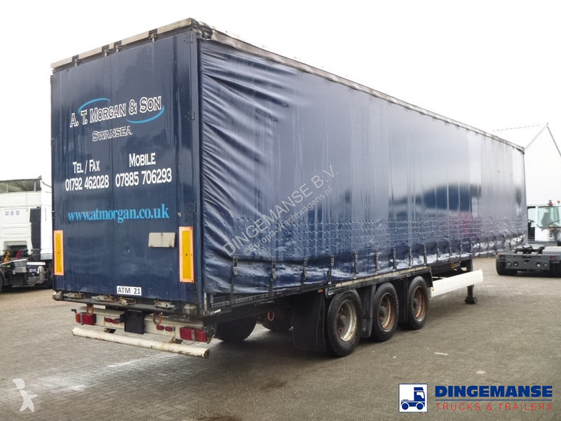Semiremorca Krone Curtain side trailer double...