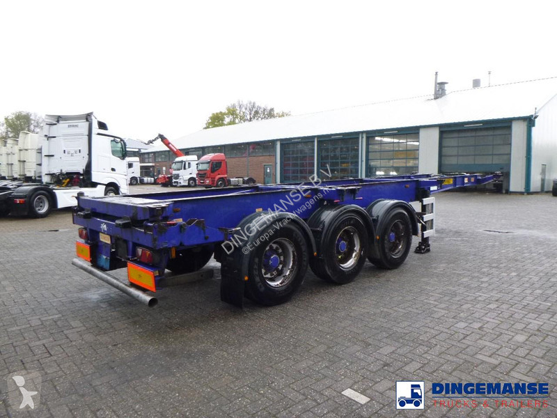 نصف مقطورة Dennison 3-axle container trailer...