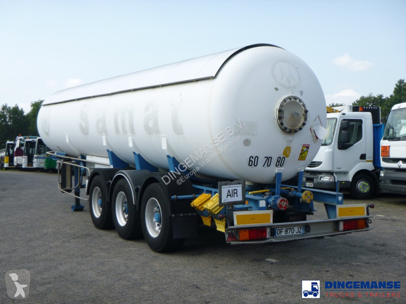 Semiremorca Guhur Low-pressure gas tank steel...
