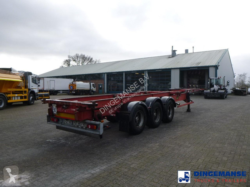 نصف مقطورة Asca 3-axle container trailer