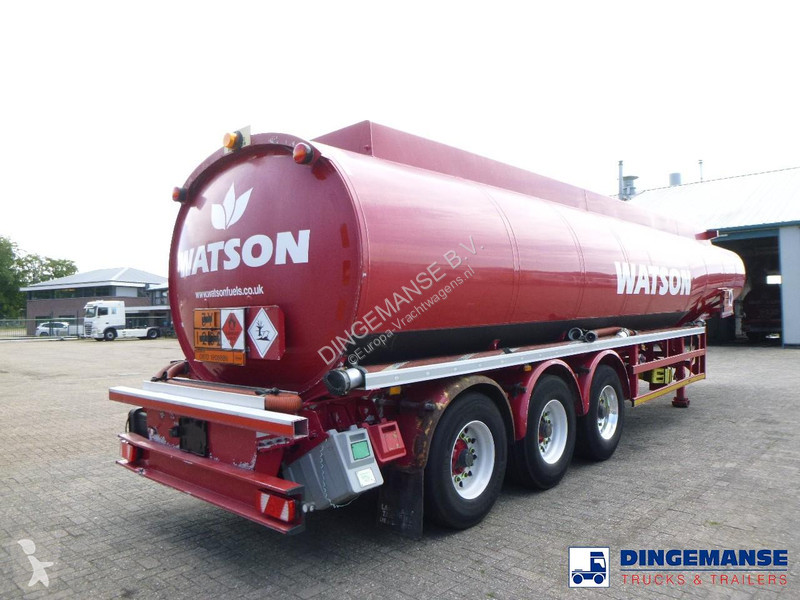 Semi remorque  Fuel tank alu 42.8 m3 / 6 comp +...