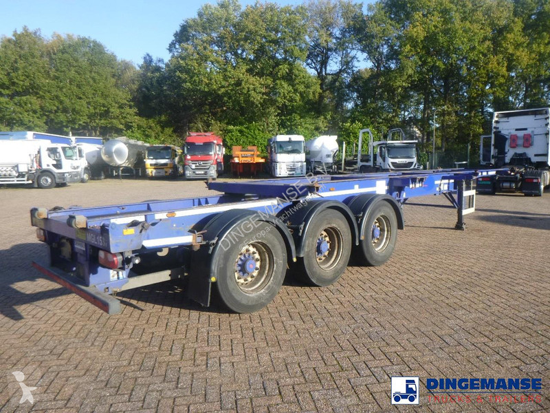 نصف مقطورة Dennison 3-axle container trailer...