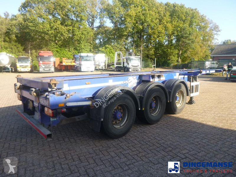 نصف مقطورة Dennison 3-axle container trailer...
