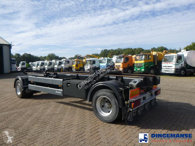 Semi remorque  Hook lift drawbar trailer