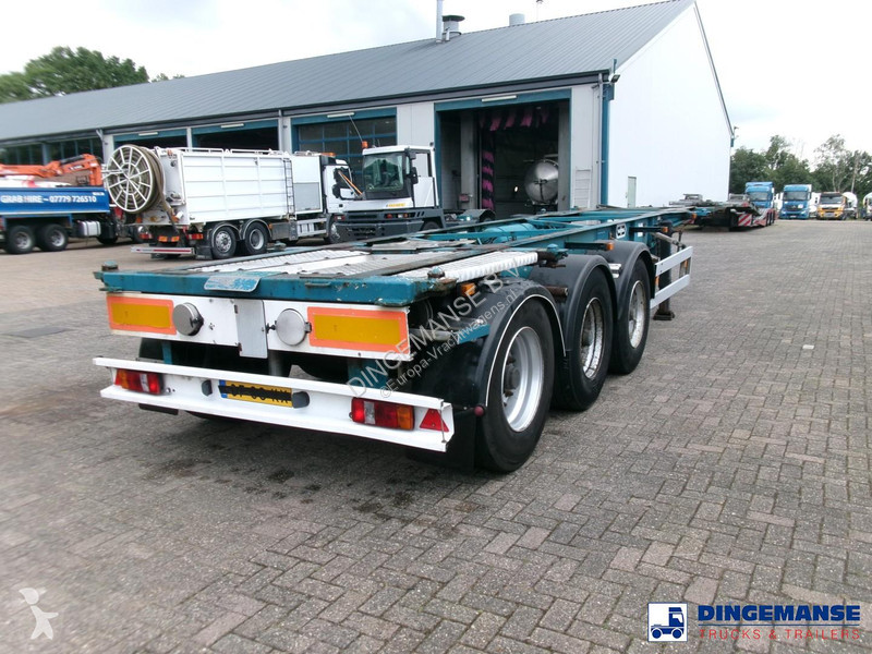 نصف مقطورة Van Hool 3-axle container chassis...