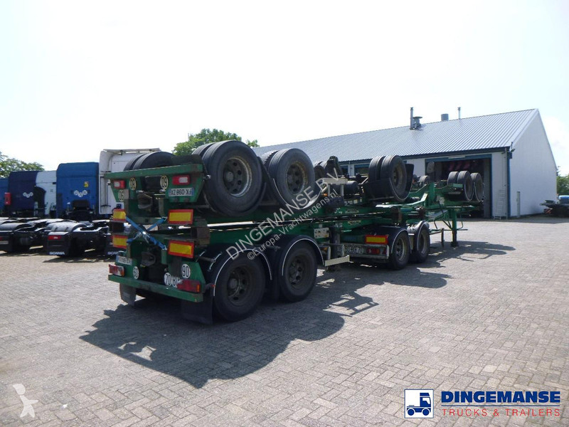 نصف مقطورة Asca Stack 4 x container trailer +...