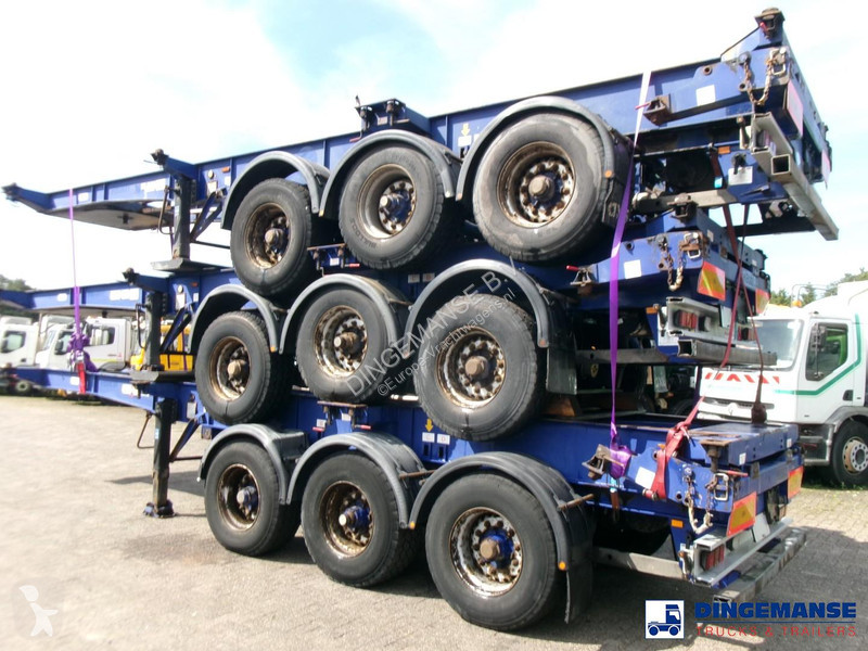 نصف مقطورة Montracon Stack - 3 x container...