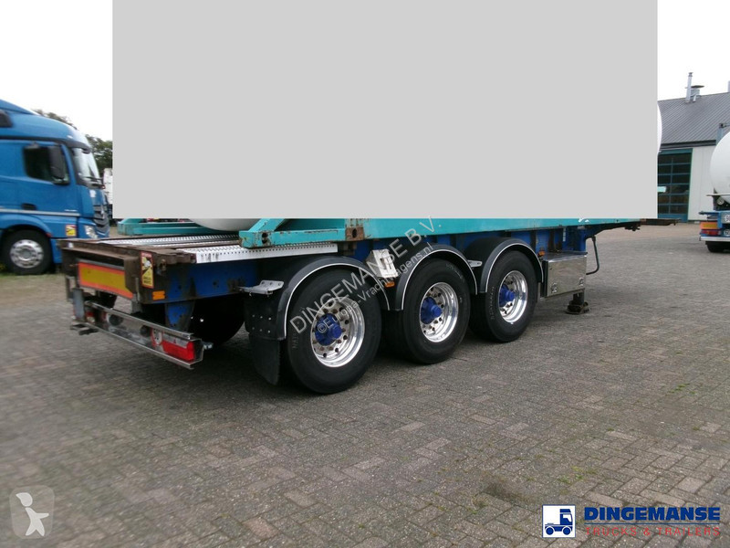 نصف مقطورة Van Hool 3-axle container trailer + ADR
